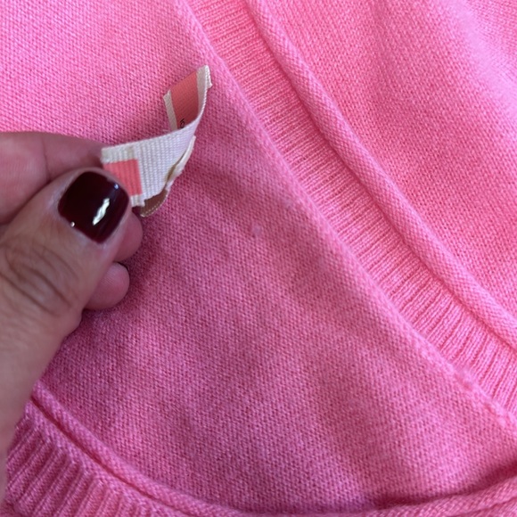 Like New J. Crew relaxed cashmere t-shirt, XL.  PG1190 - Picture 8 of 8
